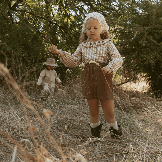 Organic Corduroy Skirt for Babies & Toddlers – Brown
