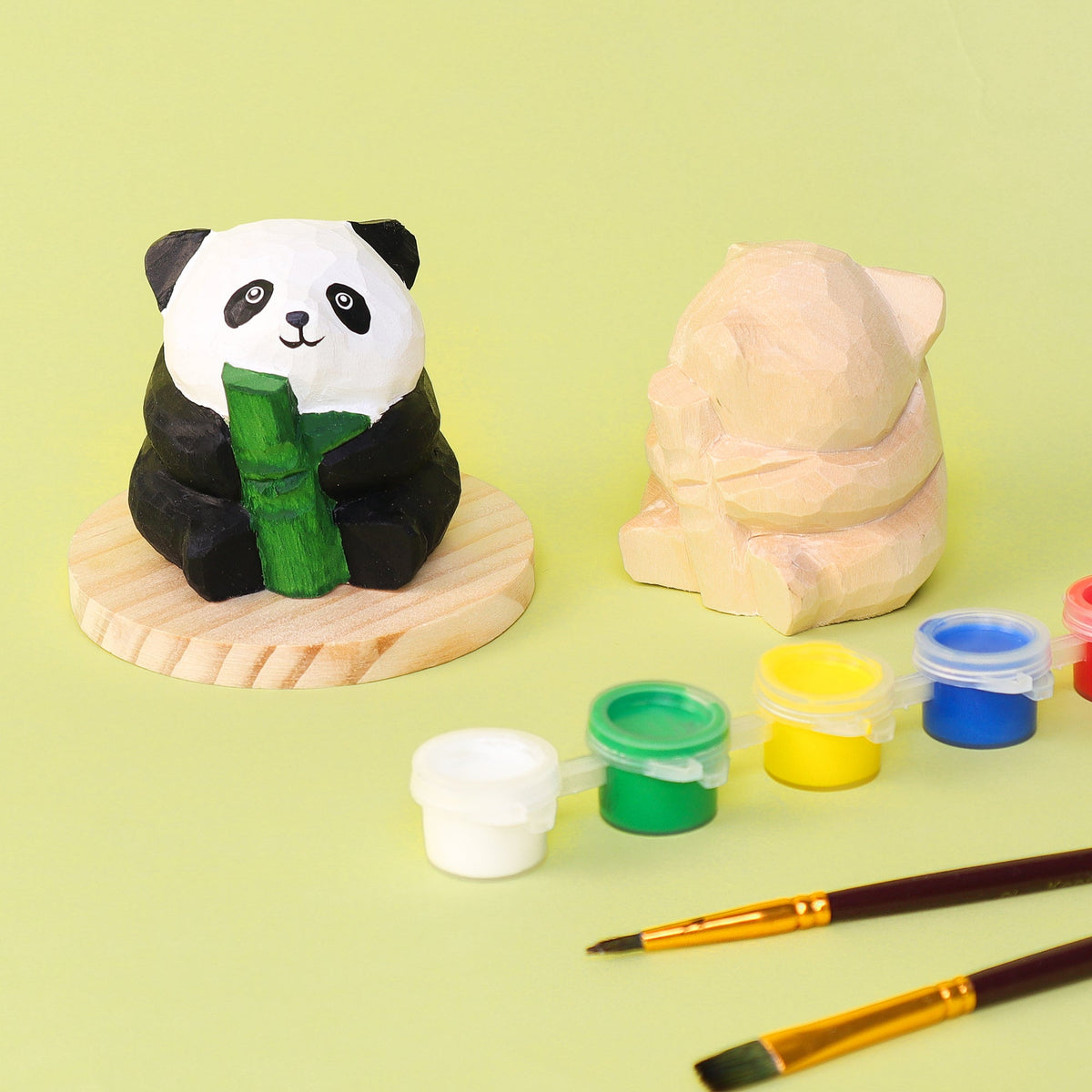 Kitsville Panda Painting Kit – Wooden DIY Craft Kit