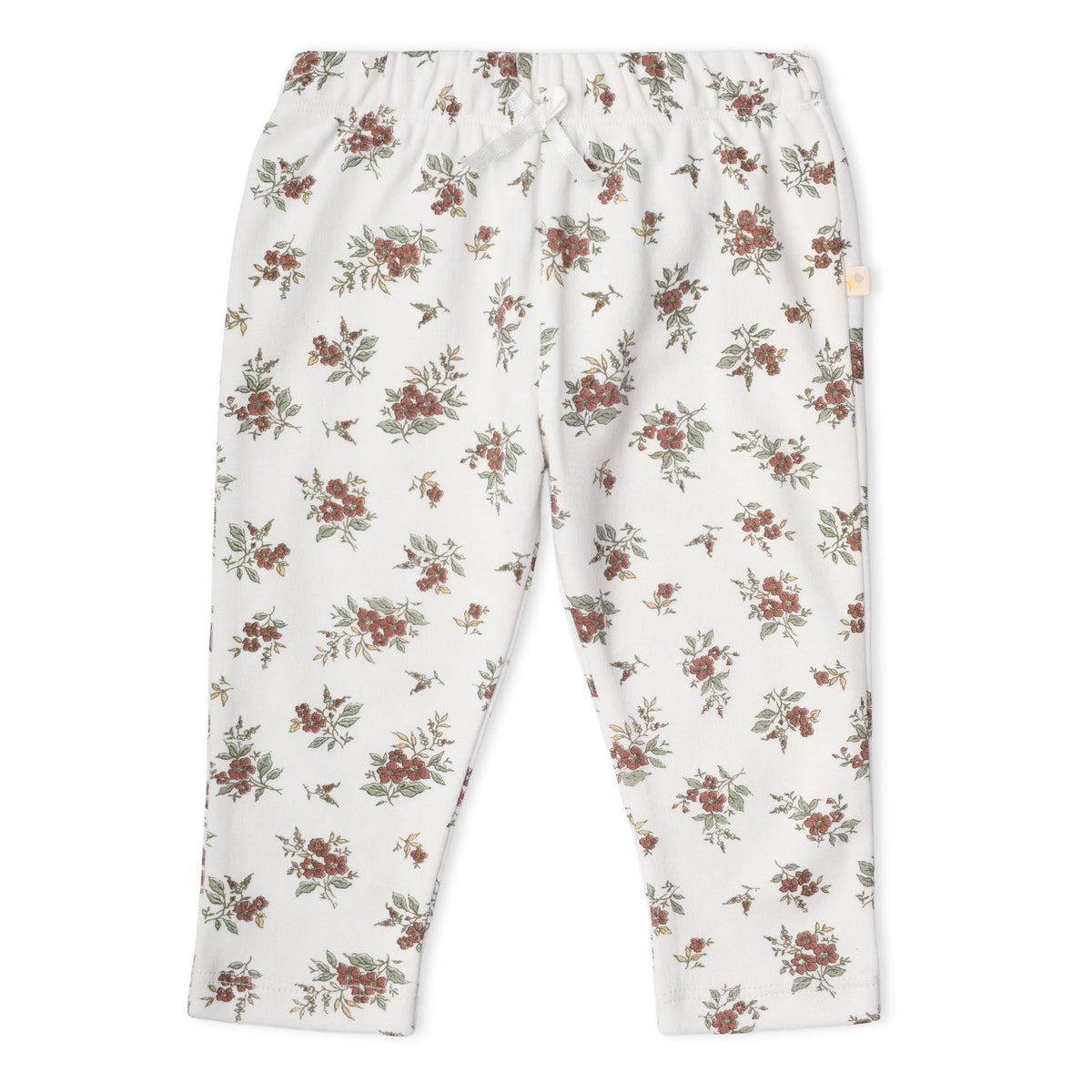 Organic Ruffle Bodysuit & Pants Set for Babies – Winter Berry