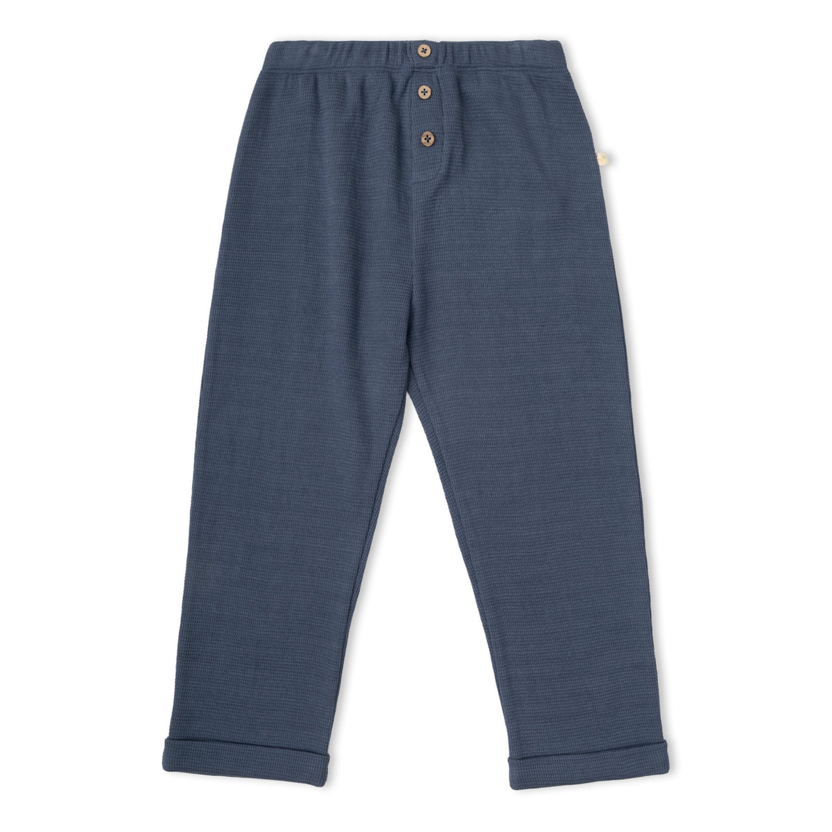Organic Cotton Tee & Foldover Pants Set for Babies & Toddlers – Midnight Check
