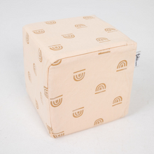Load image into Gallery viewer, Rainbow Peach Play Cube
