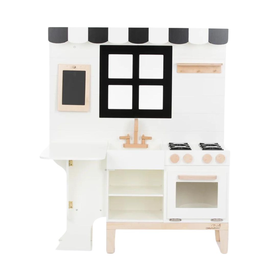 2mamabees Eco-Friendly Wooden Aviana Gourmet Play Kitchen