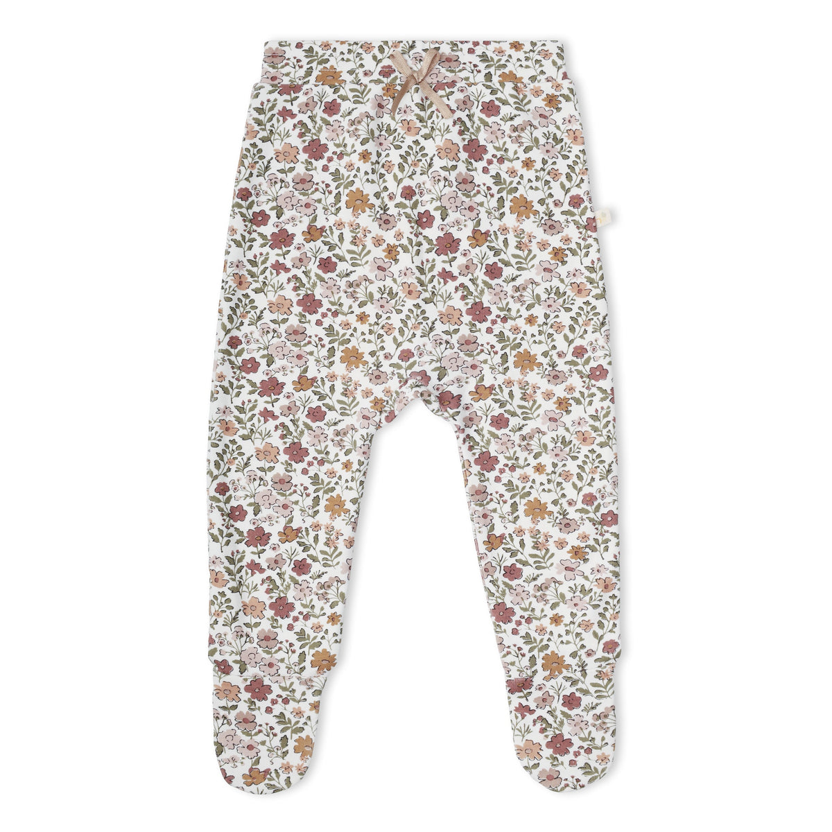 Organic Kimono Top & Footed Pants Set for Babies – Woodland Sprig