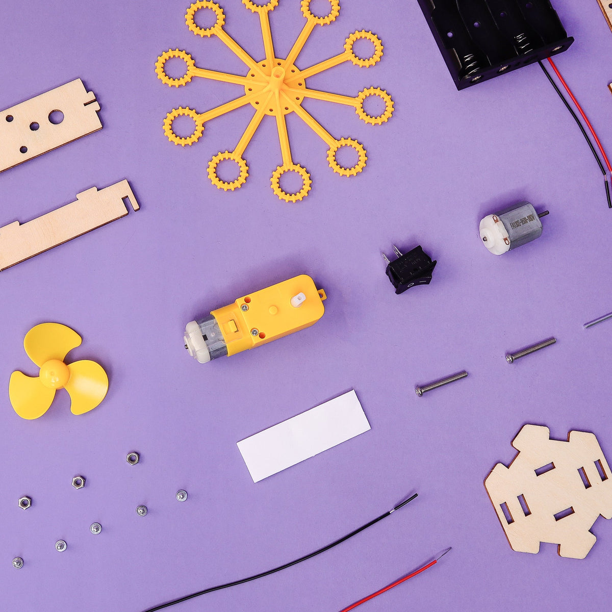 Kitsville Bubble Machine DIY Kit – Wooden STEM Building Kit for Kids