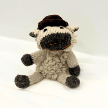 Load image into Gallery viewer, Finn + Emma Handmade Wool Knit Stuffy Buddy  | Sawyer the Sheep
