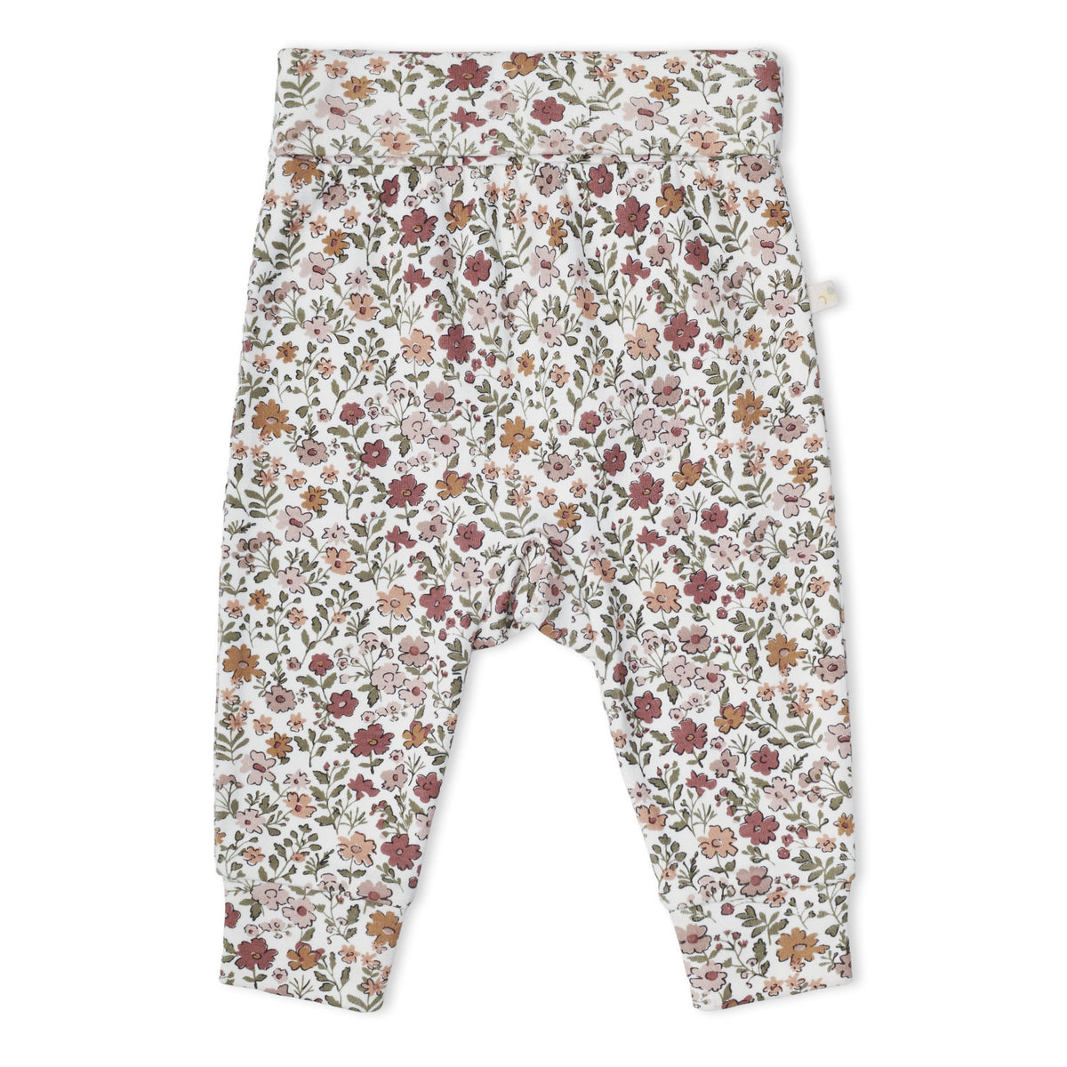 Organic Bodysuit & Foldover Pants Set for Babies – Woodland Sprig