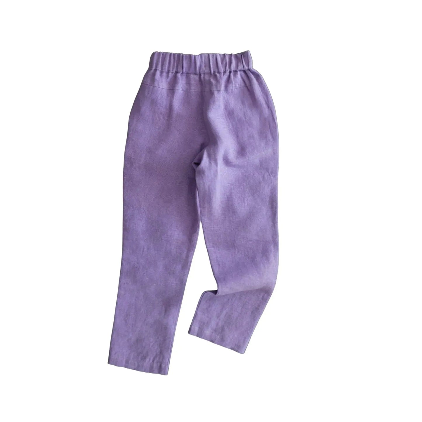Jackalo Ash 100% Linen Pants for Kids - Lilac