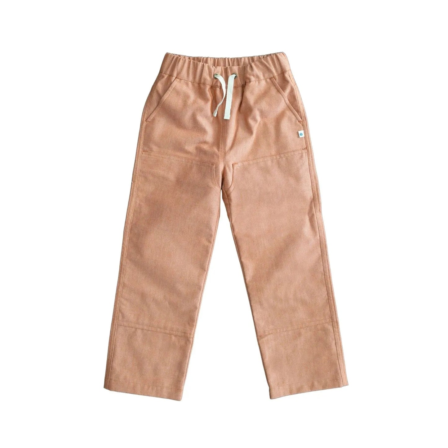 Jackalo Jules Organic Cotton Pants - Orange Chambray