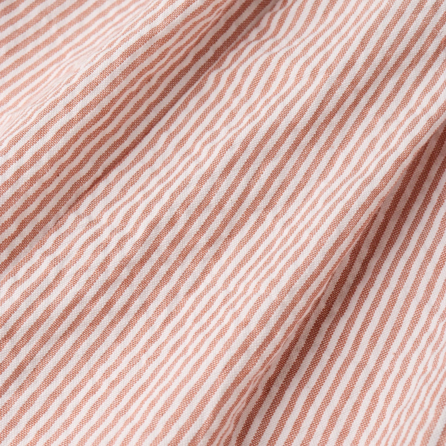 Organic Cross Back Dress - Coral Stripes