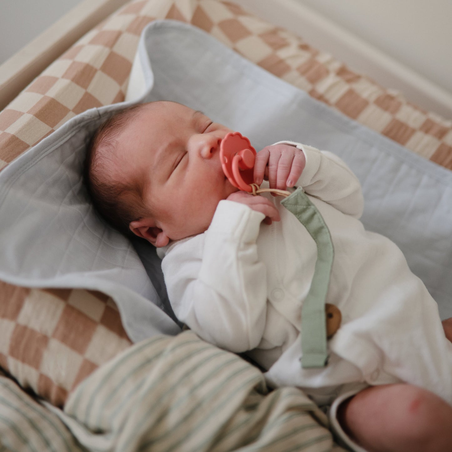 Mushie Organic Cotton Muslin Changing Pad Liners