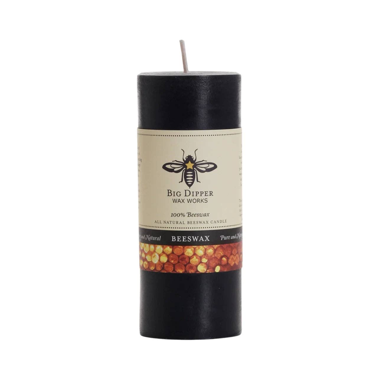 100% Pure Beeswax Pillar Candles (Multiple Colors)