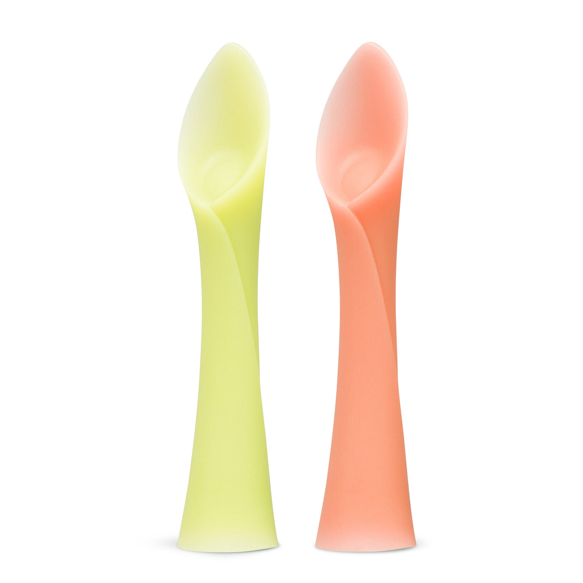 Olababy Silicone Infant Spoons for Baby-Led Weaning (2-Pack)