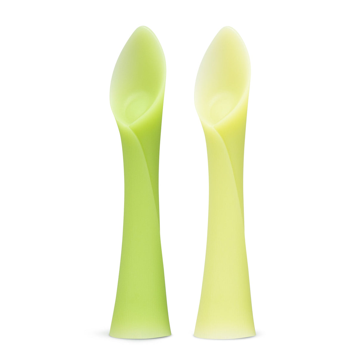 Olababy Silicone Infant Spoons for Baby-Led Weaning (2-Pack)