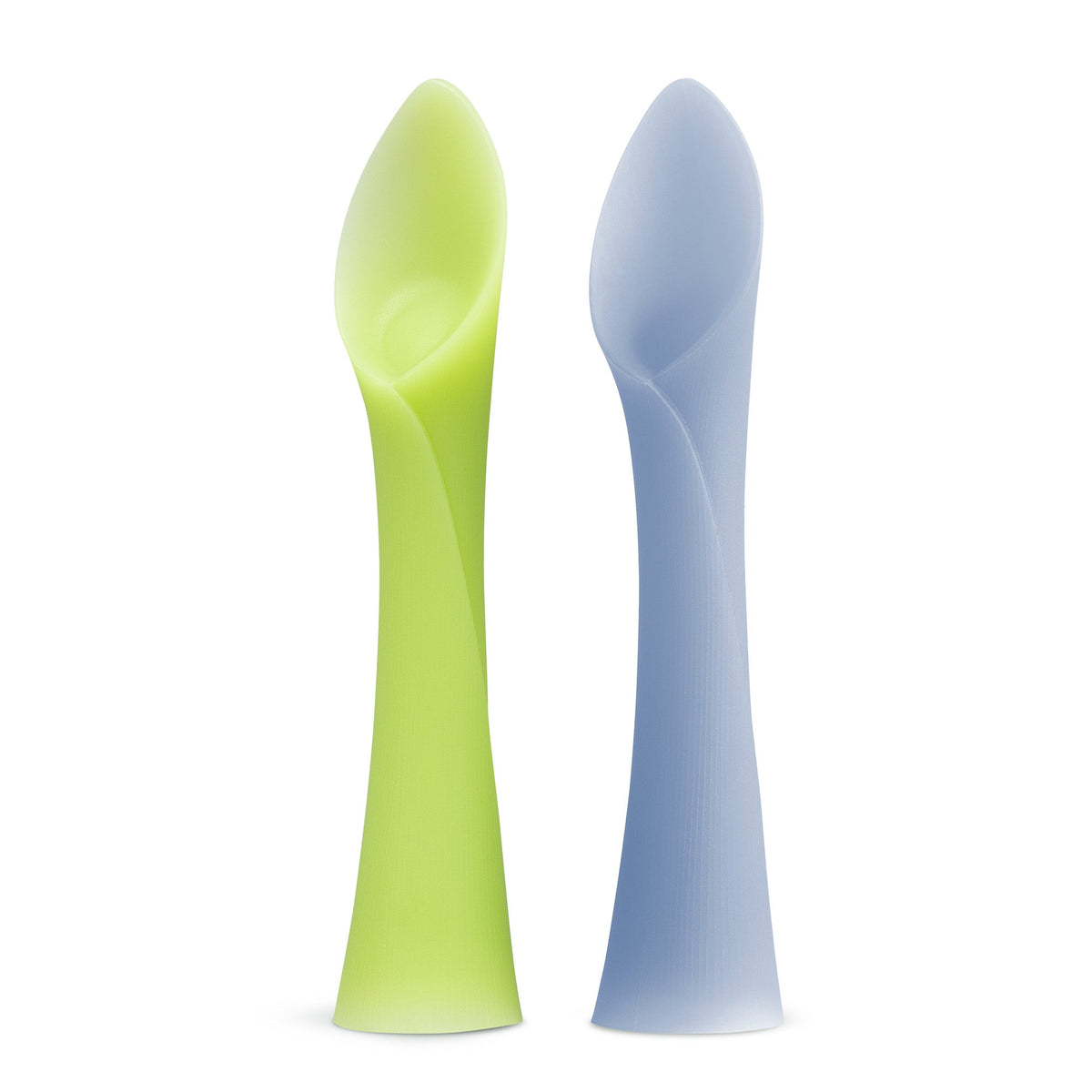 Olababy Silicone Infant Spoons for Baby-Led Weaning (2-Pack)
