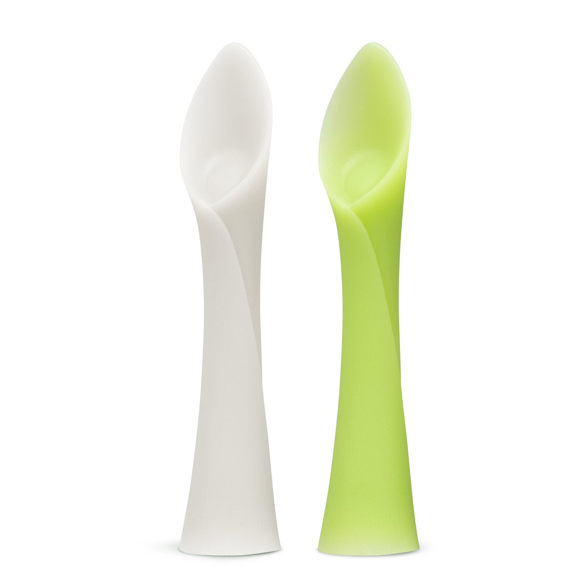 Olababy Silicone Infant Spoons for Baby-Led Weaning (2-Pack)