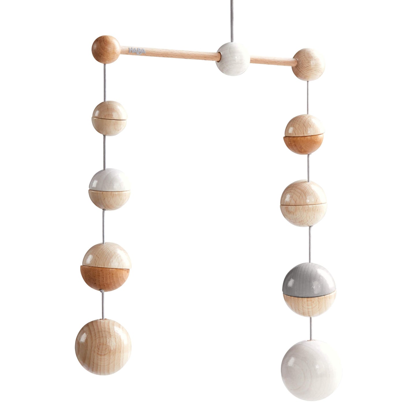 HABA Eco-Friendly Minimalist Wooden Baby Mobile Dots