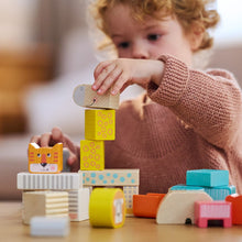 Load image into Gallery viewer, HABA Wooden Eco-Friendly Animal Parade Blocks
