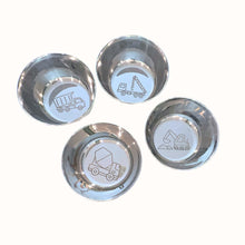 Load image into Gallery viewer, Busy Benny Truck Surprise Design Stainless Steel Kids&#39; Bowls Set of Four

