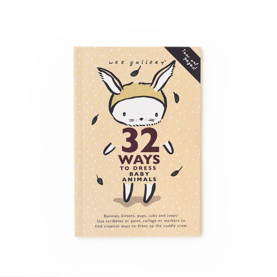 Wee Gallery 32 Ways to Dress Baby Animals – Kids' Activity & Coloring Book