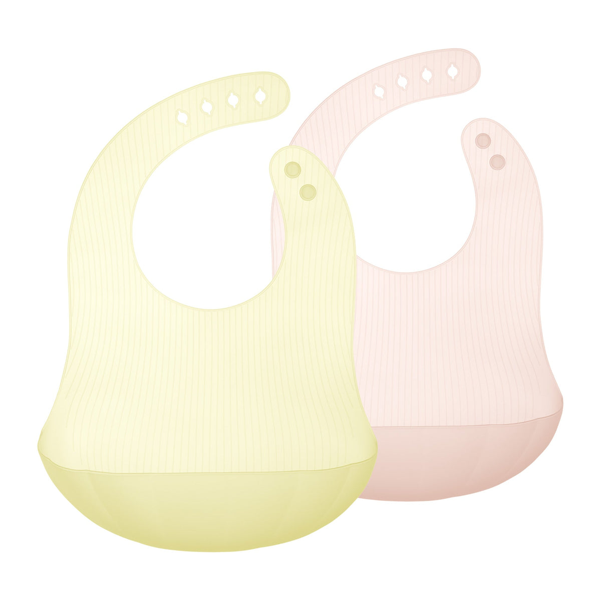 Olababy Silicone Bib with Pocket, Waterproof, Adjustable, 6 Months+