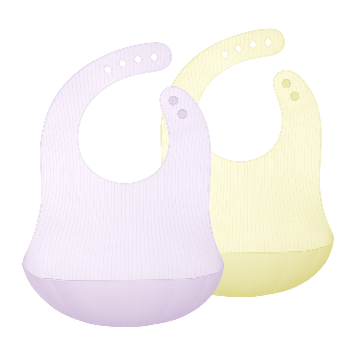 Olababy Silicone Bib with Pocket, Waterproof, Adjustable, 6 Months+