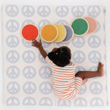 Load image into Gallery viewer, Peace Sign Vegan Leather Mat
