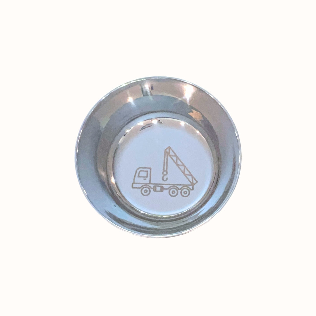 Busy Benny Truck Surprise Design Stainless Steel Kids' Bowls Set of Four