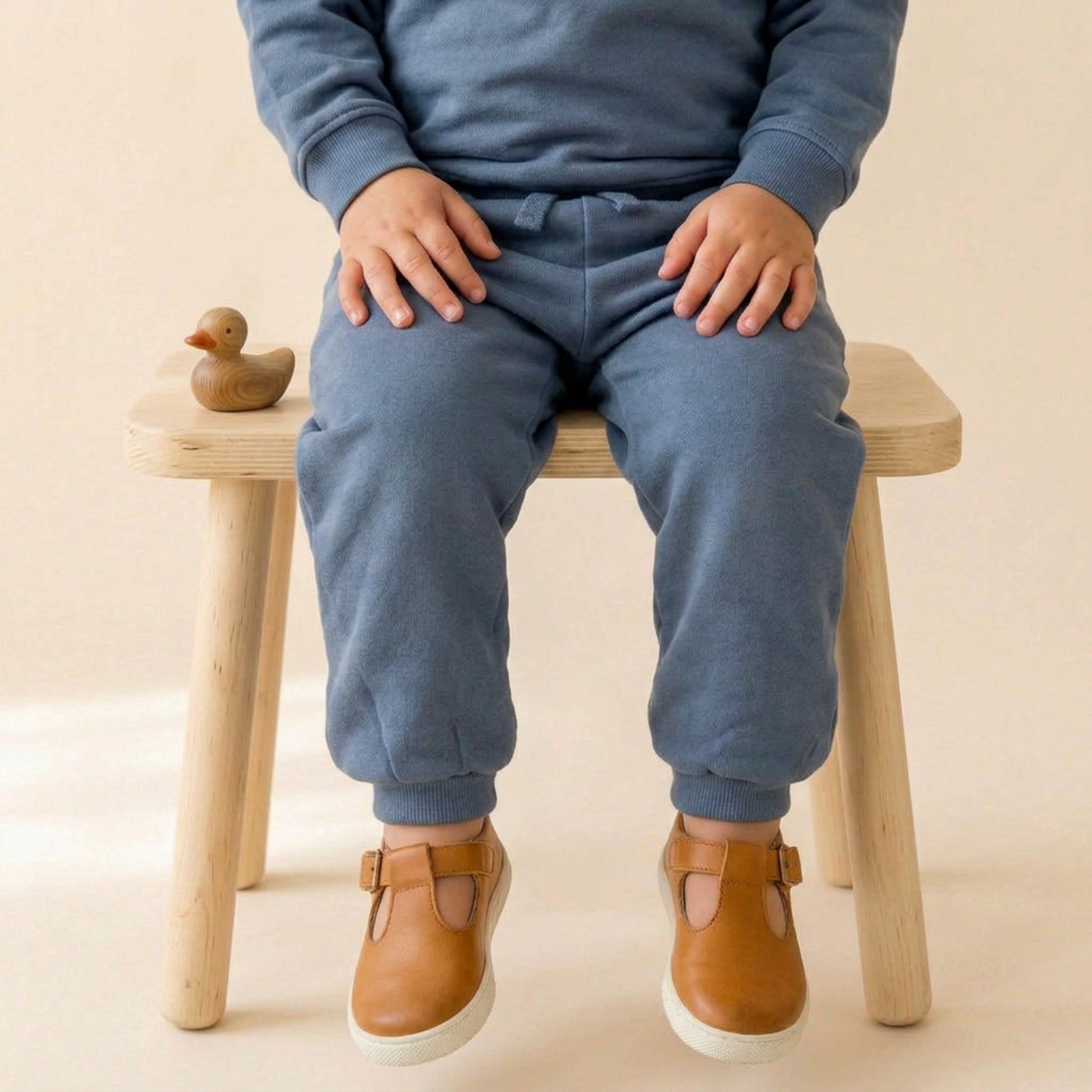 Organic Fleece Jogger Pants for Babies & Toddlers – Navy