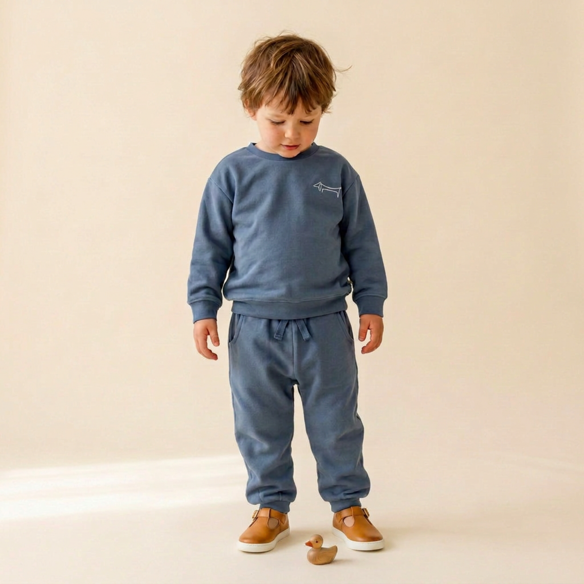 Organic Fleece Sweatshirt for Babies & Toddlers – Dachshund