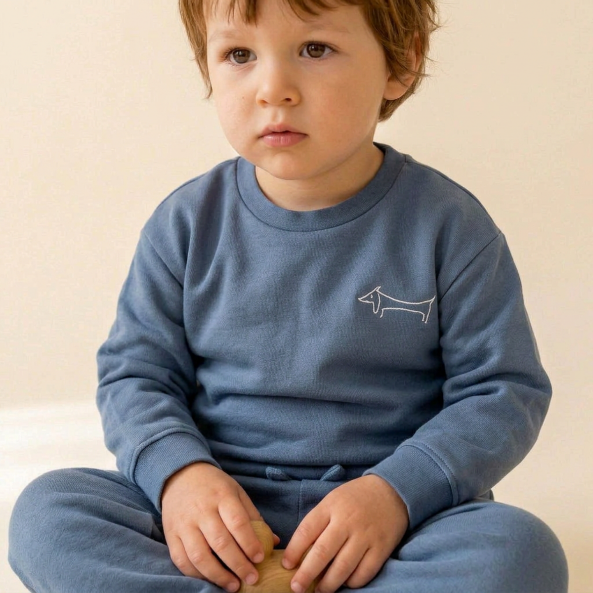 Organic Fleece Sweatshirt for Babies & Toddlers – Dachshund