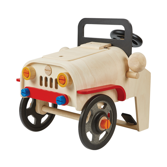 PlanToys Eco-Friendly Wooden Motor Mechanic Pretend Play Toy