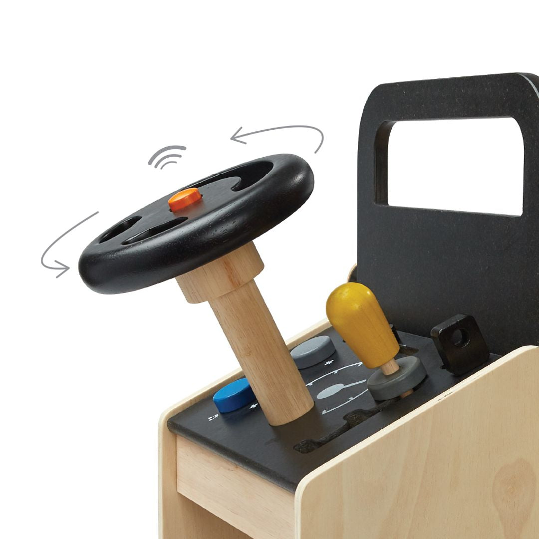 PlanToys Eco-Friendly Wooden Motor Mechanic Pretend Play Toy