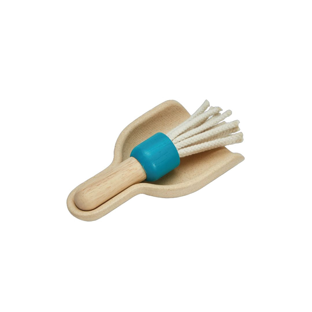 PlanToys Eco-Friendly Wooden Pretend Play Cleaning Set