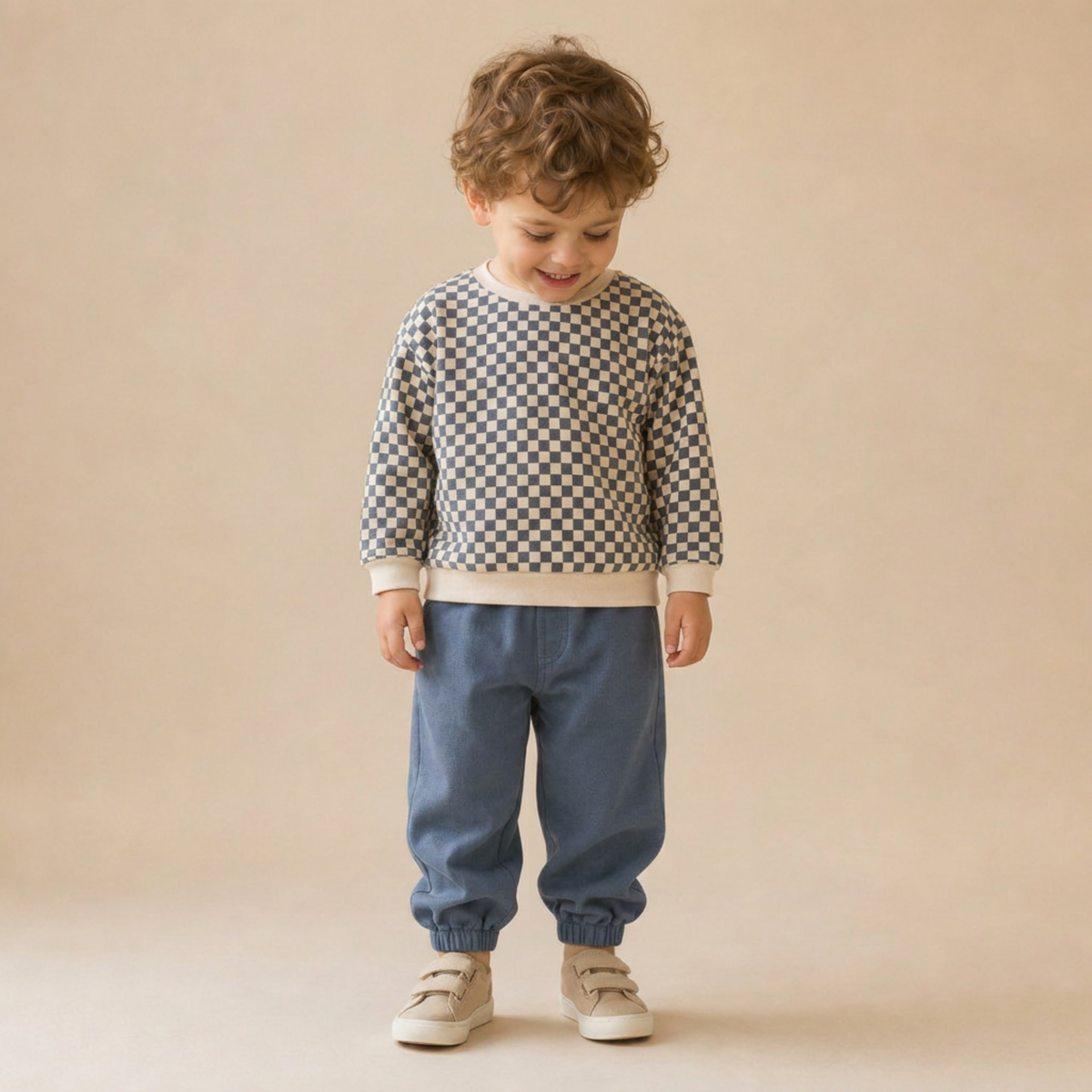 Organic Fleece Sweatshirt for Babies & Toddlers – Midnight Check