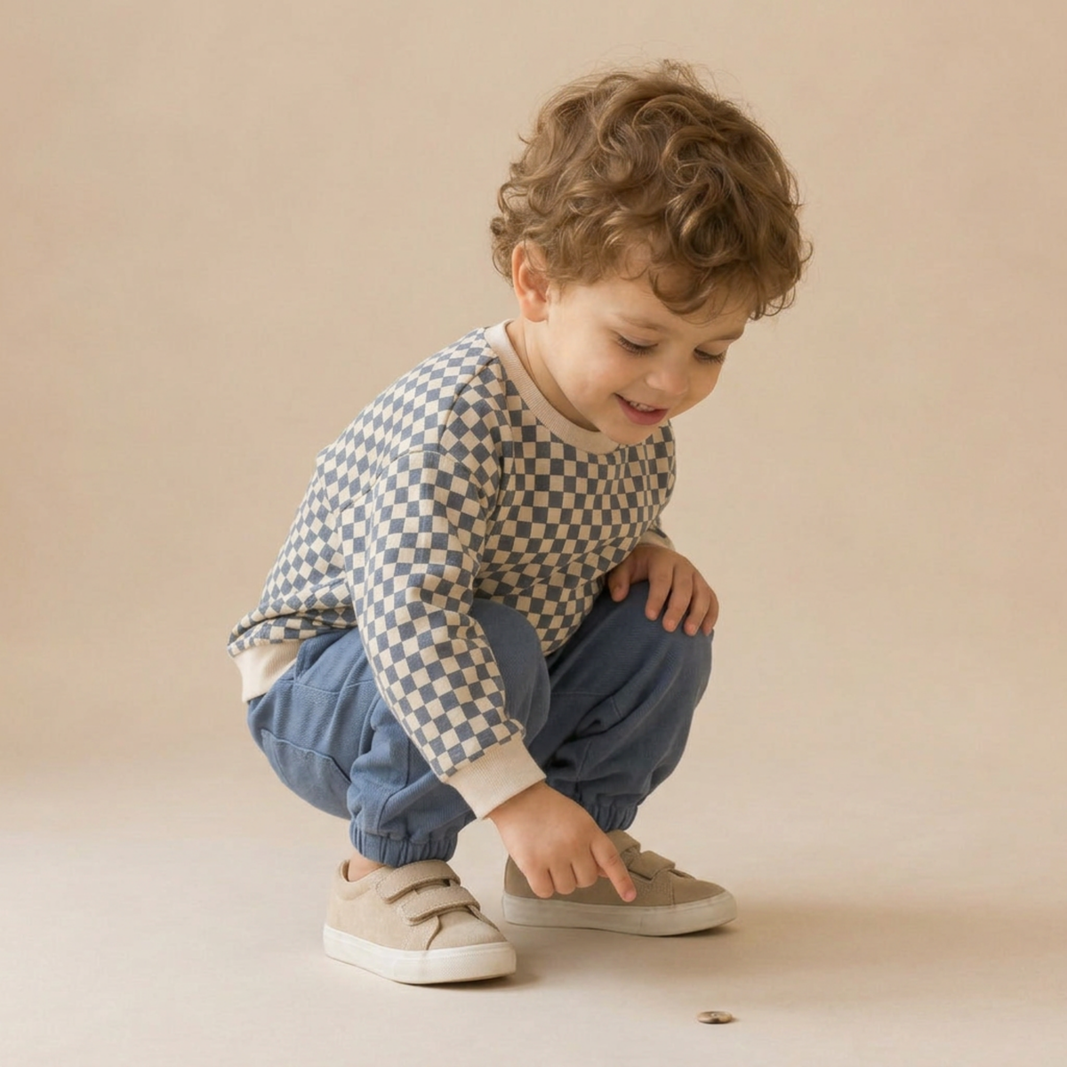 Organic Fleece Sweatshirt for Babies & Toddlers – Midnight Check