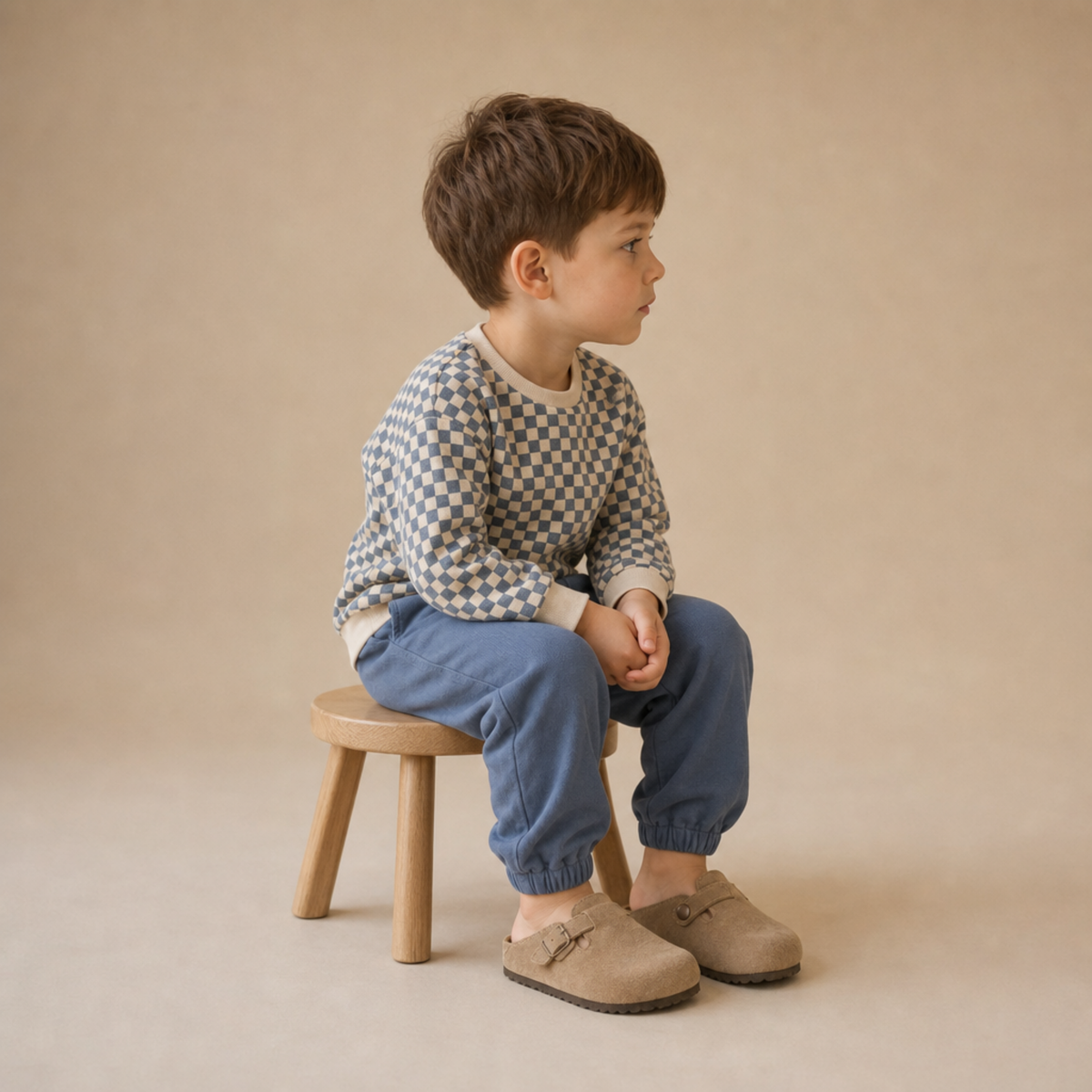 Organic Fleece Sweatshirt for Babies & Toddlers – Midnight Check