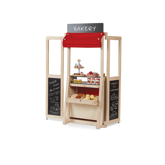 PlanToys Wooden Eco-Friendly Kids' Pretend Play Center