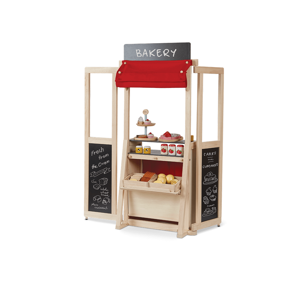 PlanToys Wooden Eco-Friendly Kids' Pretend Play Center