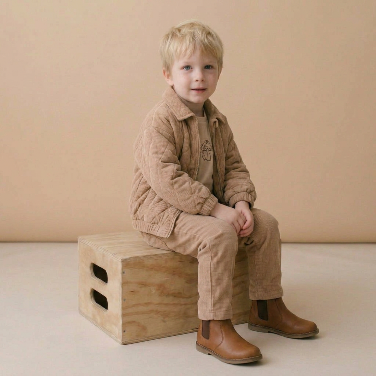 Organic Cotton Corduroy Pants for Babies & Toddlers – Taupe