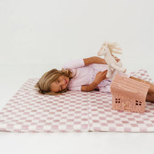 Load image into Gallery viewer, Checker Gumdrop Vegan Leather Mat
