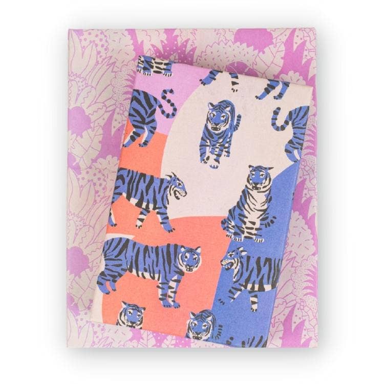 Blue Tigers • Double-Sided Everyday Eco Wrapping Paper
