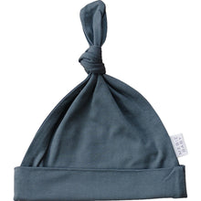 Load image into Gallery viewer, Mebie Baby Eco-Friendly Charcoal Bamboo Newborn Baby Knot Hat
