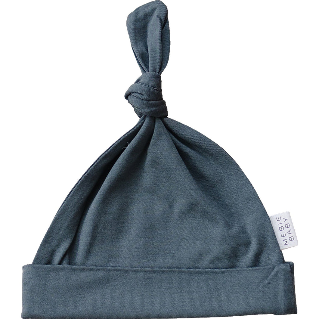 Mebie Baby Eco-Friendly Charcoal Bamboo Newborn Baby Knot Hat