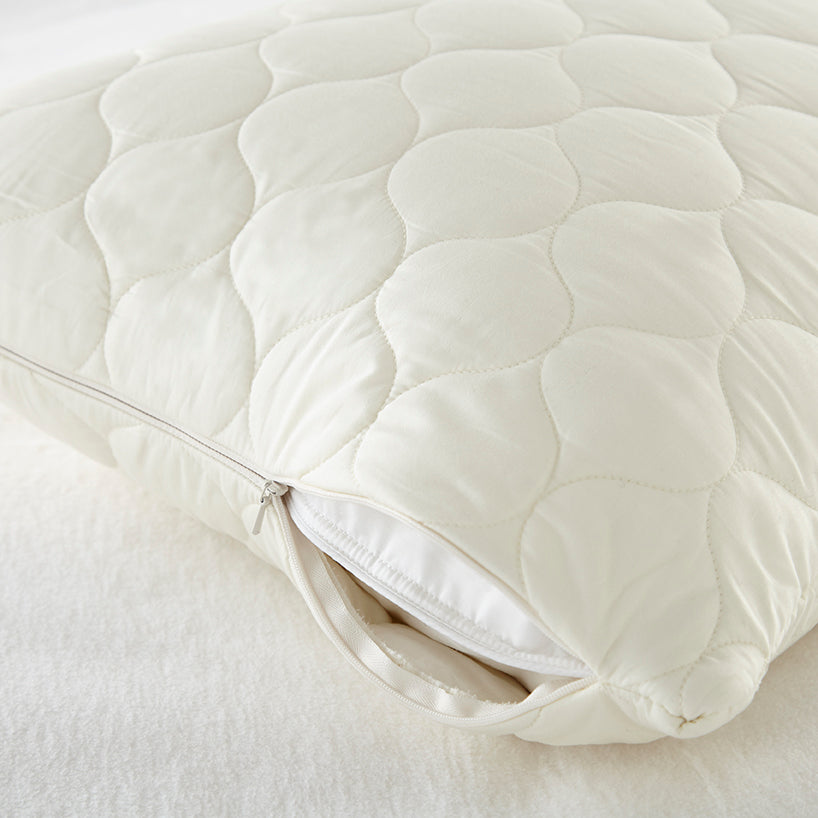 Organic Cotton Quilted Pillow Protectors - Thumbnail 2