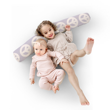Load image into Gallery viewer, Lavender Peace Sign Support Pillow
