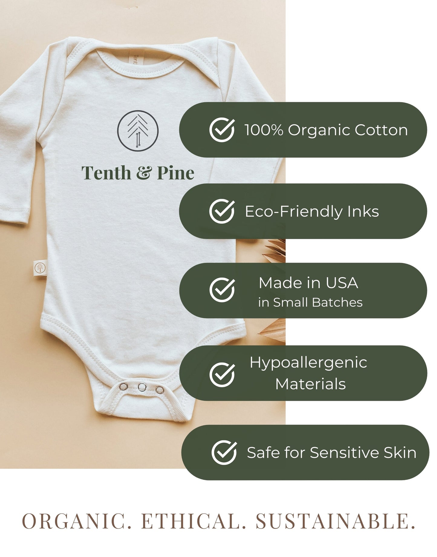 Mama's Little Love Organic Baby Bodysuit