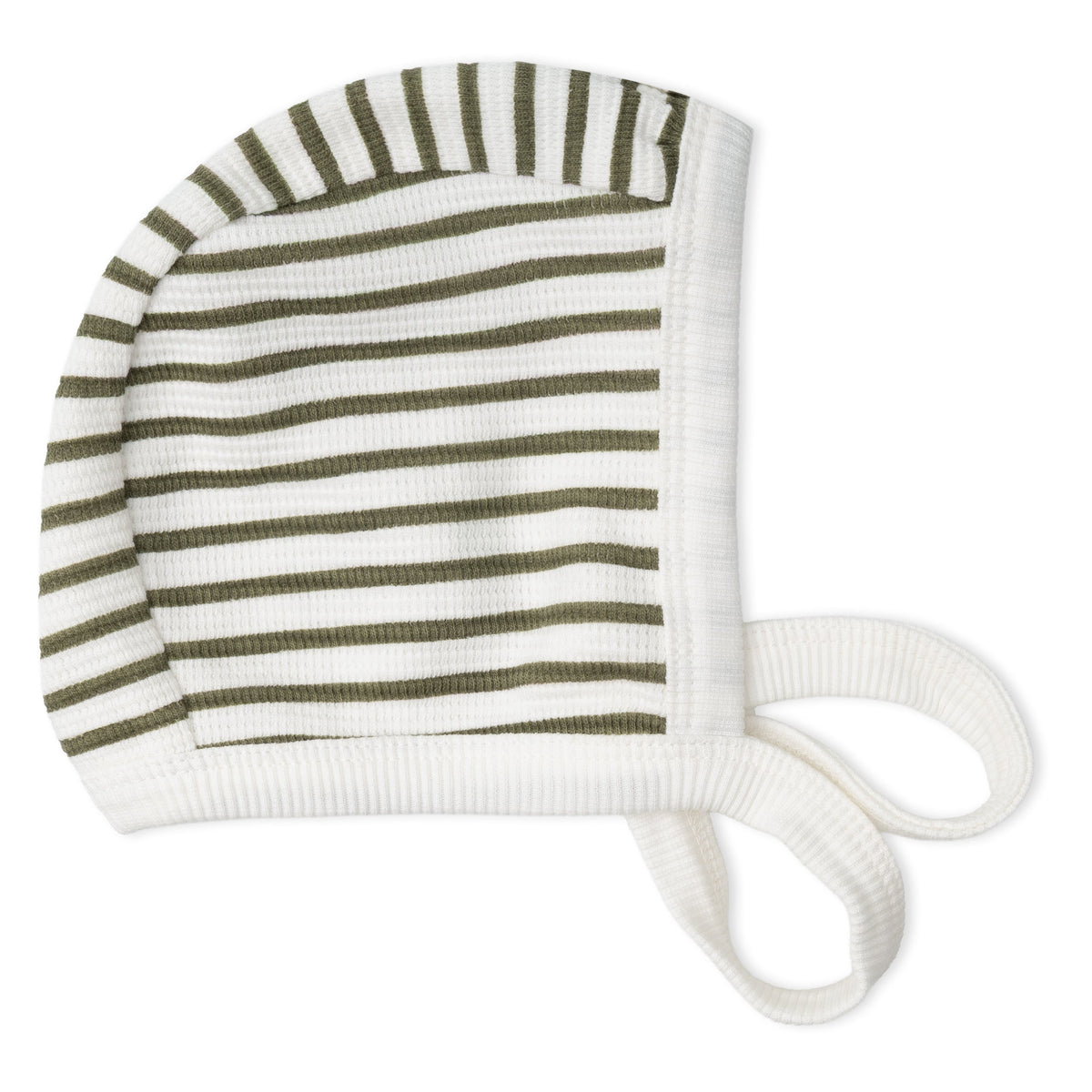 Organic Kimono Top & Footed Pants Set for Babies – Olive Stripes