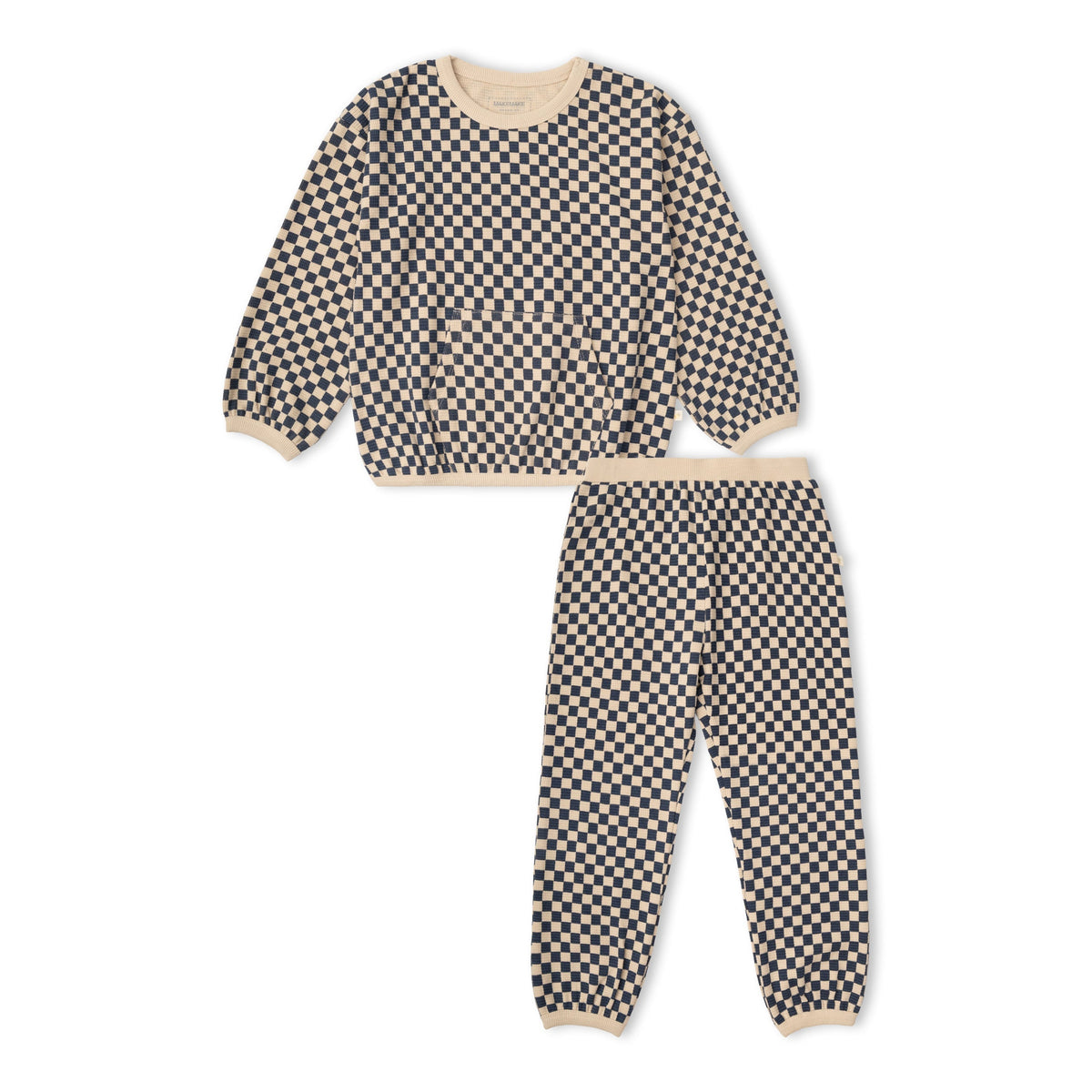Organic Tee & Pant Slouch Set for Babies & Toddlers – Midnight Check