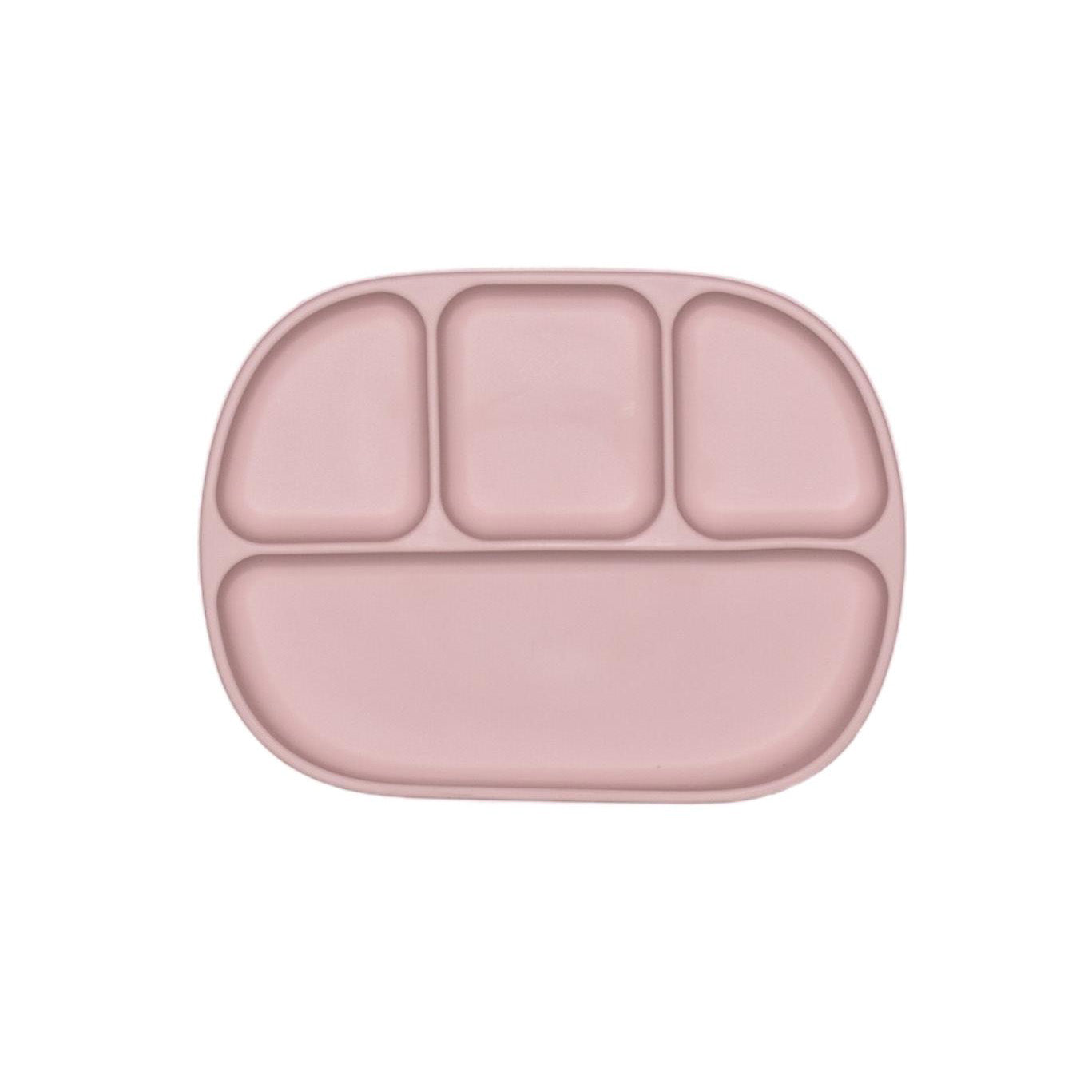 Calla and Friends 4-Section Suction Plate | Food-Grade Silicone Divided Plate for Toddlers