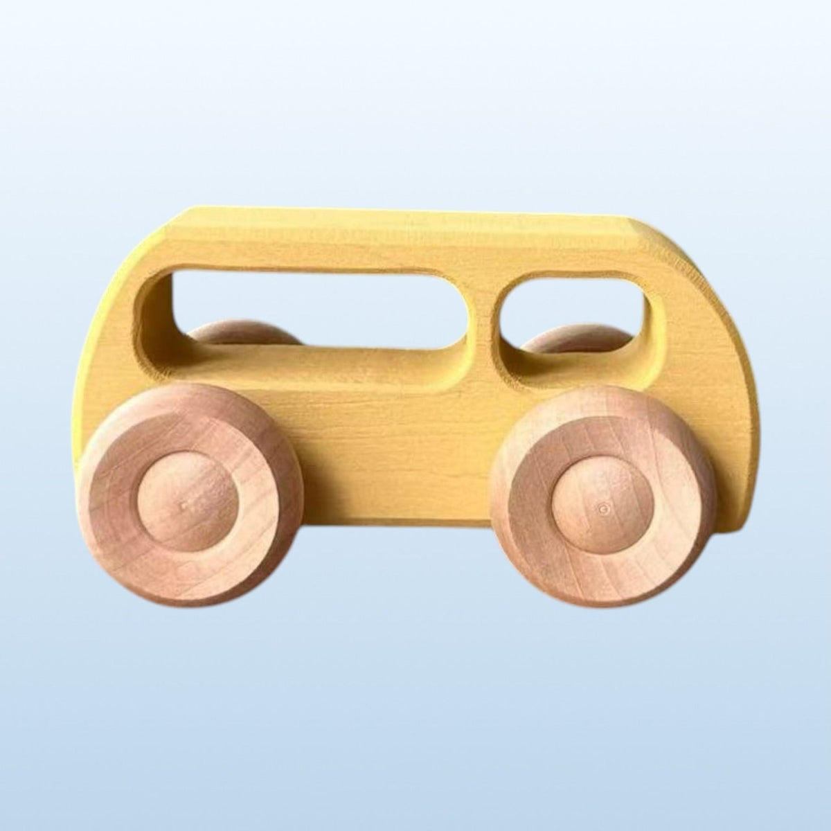 Green Elephant 7-Piece Wooden Rainbow Cars Set with 3 Peg Dolls